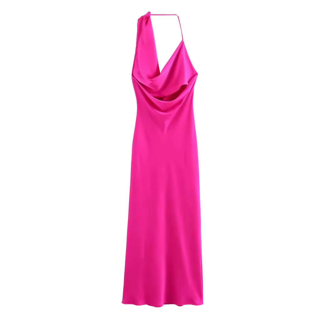 Pretty in Hot Pink dress