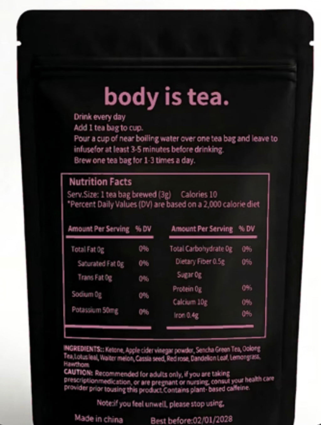 BODY IS TEA ☕️