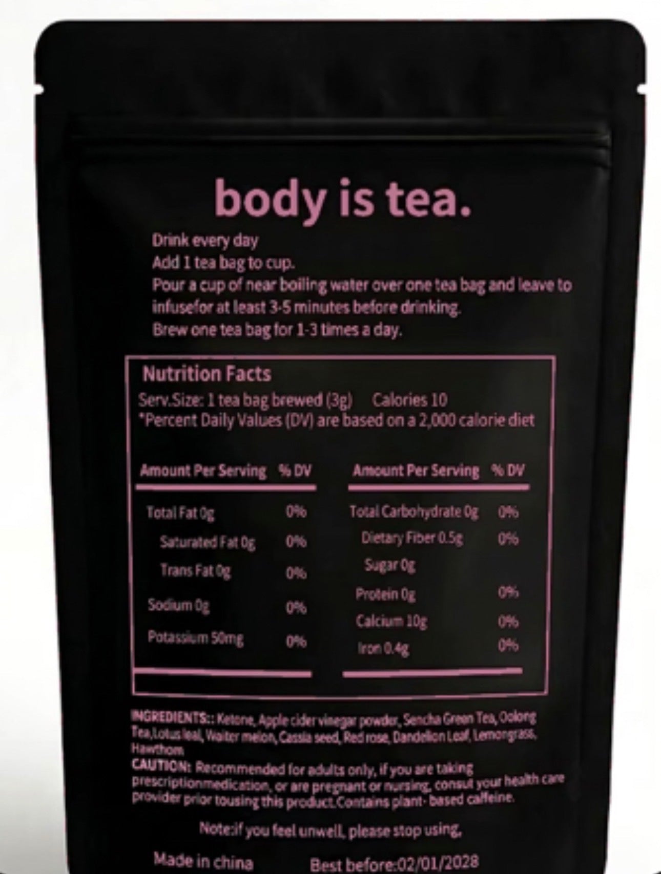 BODY IS TEA ☕️
